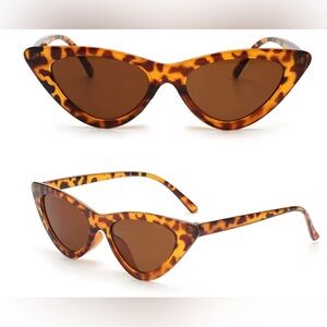 Cat eye sunglasses women new  never opened leopard print